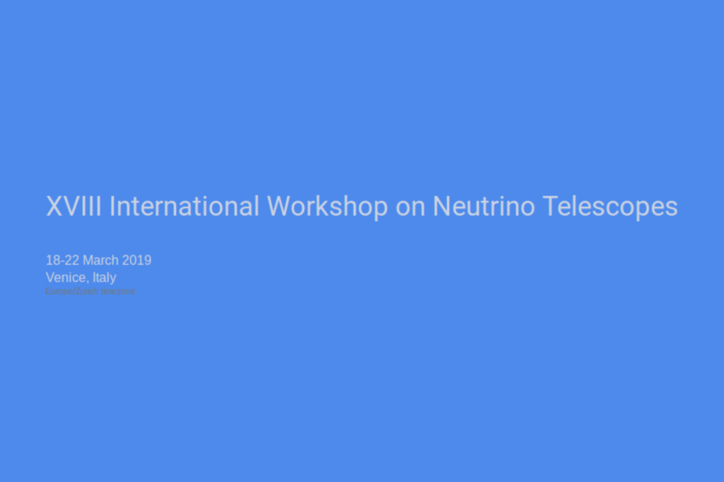 XVIII International Workshop on Neutrino Telescopes