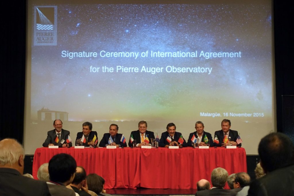 New agreement for continued operation of the Pierre Auger Observatory